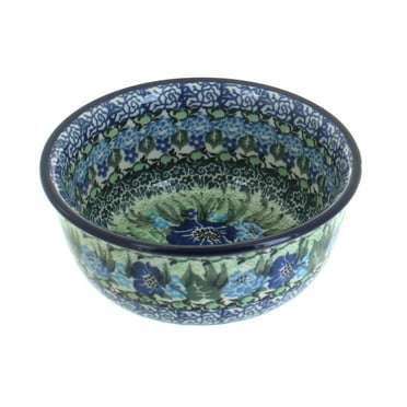 Blue Rose Polish Pottery Sapphire Fields Small Bowl