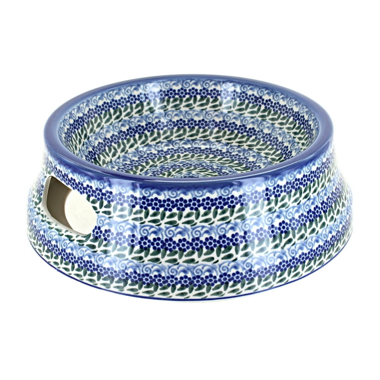 Polish pottery top dog bowl