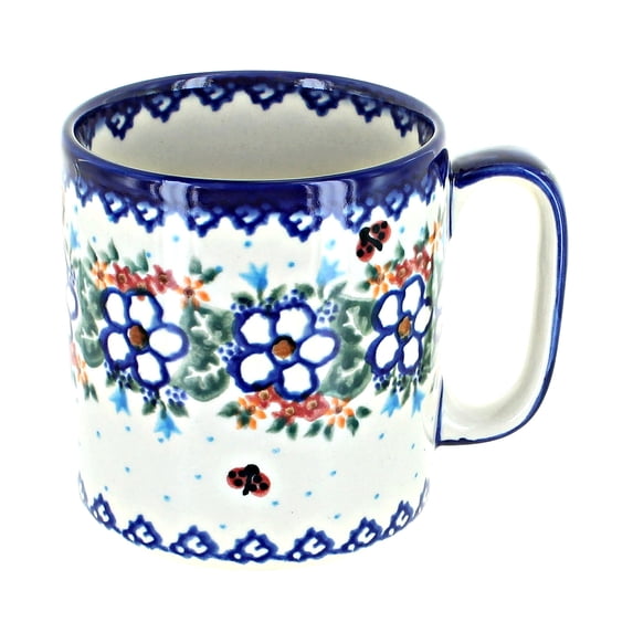 Blue Rose Polish Pottery Scarlett Coffee Mug