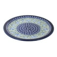 thumbnail image 1 of Blue Rose Polish Pottery Seaside Swirl Dinner Plate, 1 of 2