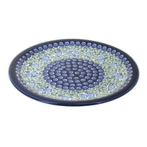 Blue Rose Polish Pottery Seaside Swirl Dinner Plate