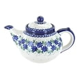 thumbnail image 1 of Blue Rose Polish Pottery Sierra Teapot, 1 of 2