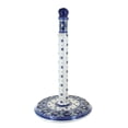 thumbnail image 1 of Blue Rose Polish Pottery Spring Blossom Paper Towel Holder, 1 of 2