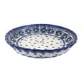 thumbnail image 1 of Blue Rose Polish Pottery Spring Blossom Pie Plate, 1 of 2