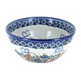thumbnail image 1 of Blue Rose Polish Pottery Spring Butterfly Cereal/Soup Bowl, 1 of 2