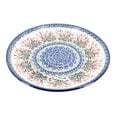 thumbnail image 1 of Blue Rose Polish Pottery Spring Tulip Dinner Plate, 1 of 2