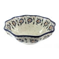 thumbnail image 1 of Blue Rose Polish Pottery Sunflower Medium Decagonal Serving Bowl, 1 of 2