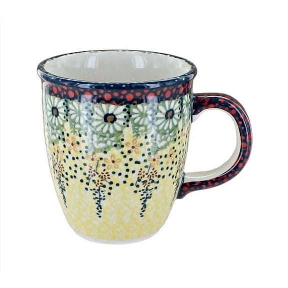 Blue Rose Polish Pottery Sunshine Grotto Coffee Mug