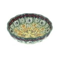 thumbnail image 1 of Blue Rose Polish Pottery Sunshine Grotto Small Scallop Bowl, 1 of 2