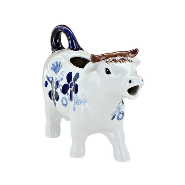 Blue Rose Polish Pottery Susanna Cow Creamer - Walmart Business Supplies