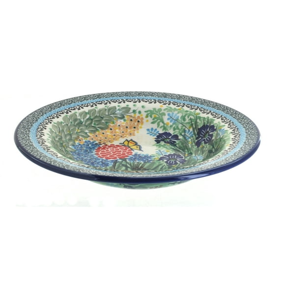 Blue Rose Polish Pottery Teresa Soup Plate
