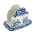 thumbnail image 1 of Blue Rose Polish Pottery Tulip Bouquet Napkin Holder, 1 of 1