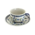 thumbnail image 1 of Blue Rose Polish Pottery Tulip Cup & Saucer, 1 of 2