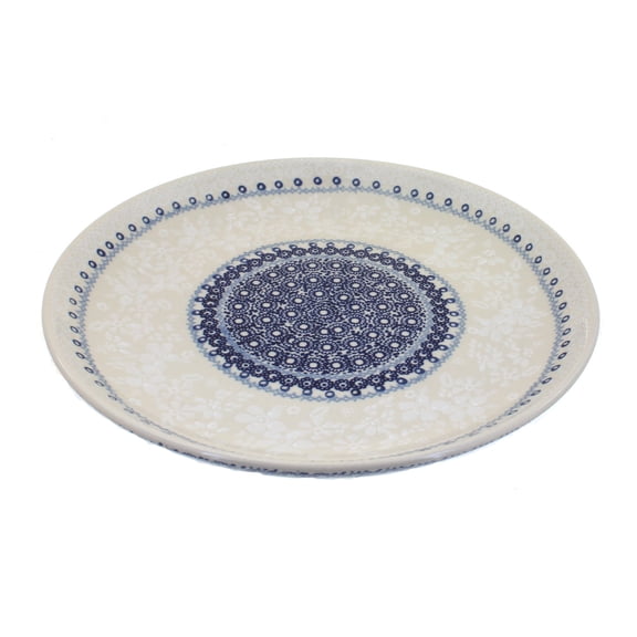 Blue Rose Polish Pottery Victoria Large Dinner Plate