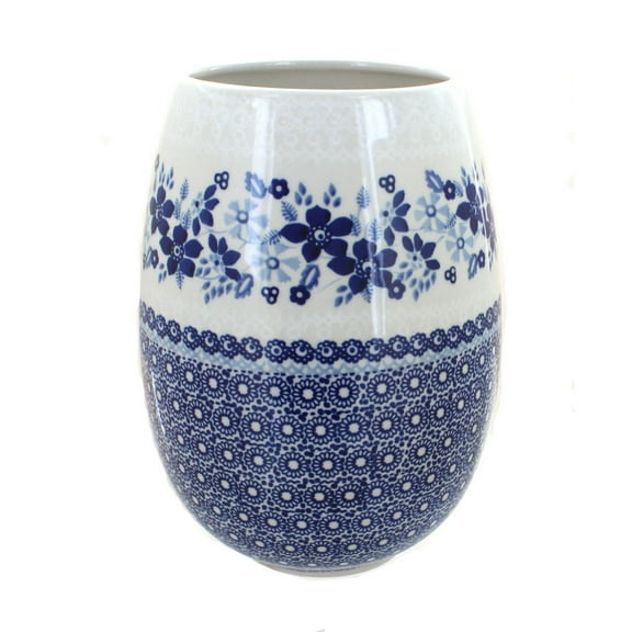 Blue Rose Polish Pottery W020 Manufaktura Vase