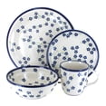 thumbnail image 1 of Blue Rose Polish Pottery Willow 16 Piece Dinnerware Set, 1 of 2