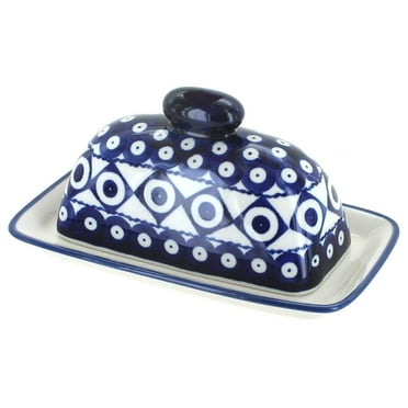 Blue Rose Polish Pottery Xandra Butter Dish