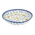 thumbnail image 1 of Blue Rose Polish Pottery Yellow Daisy Pie Plate, 1 of 1