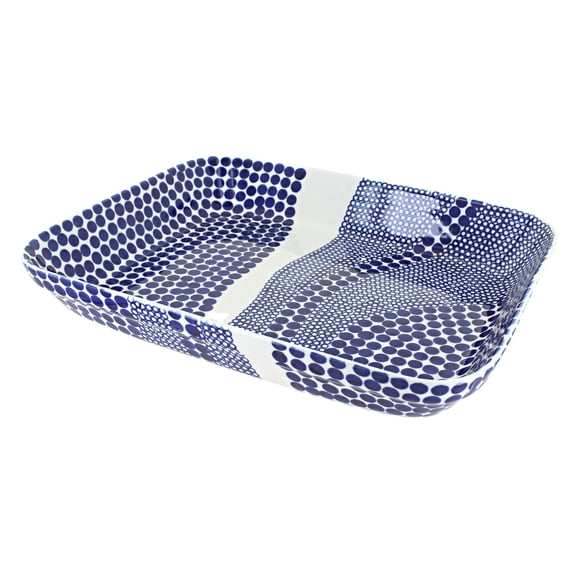 Blue Rose Polish Pottery Zara Large Rectangular Baker
