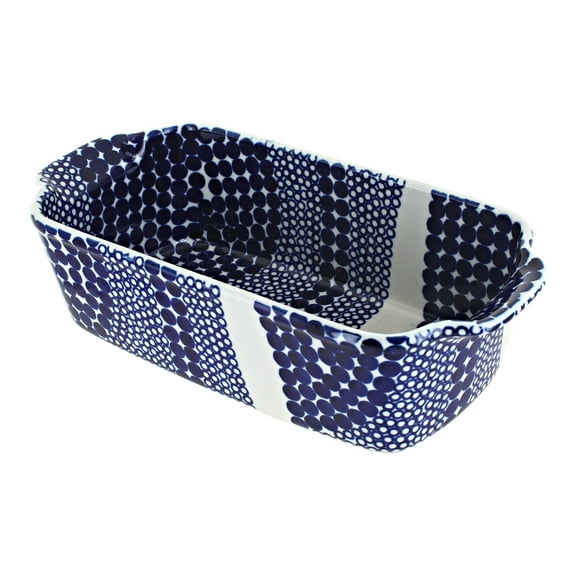 Blue Rose Polish Pottery Zara Loaf Baker