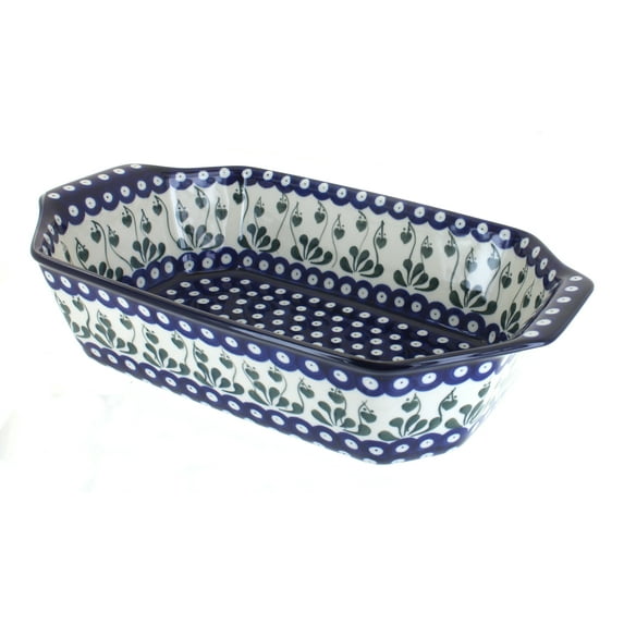 Blue Rose Pottery 14.25 × 9 in Alyce Baking Dish