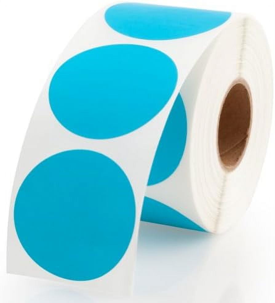  Blue Round Color Coding Inventory Labeling Dot Labels / Stickers 1.