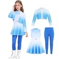 thumbnail image 1 of Blue Royal Princess Cosplay Costume, Fancy Dress Set with Jacket Dress and Pants, Halloween Cosplay Outfit for Party Events, 1 of 6