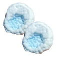thumbnail image 1 of Blue Rubber Bead Ball Squishy Fidget, Crunchy Sensory Squeeze Ball, 2-Piece Viral Squishies Set, 1.6 In, 1 of 8