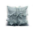thumbnail image 1 of Blue Ruffle Pillow Cover, 1 of 1