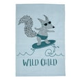 thumbnail image 1 of Blue Rug with Surfing Fox, 1 of 1