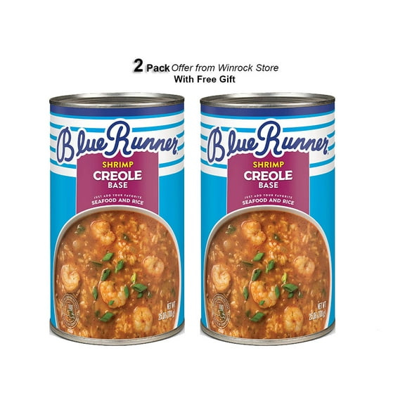 Blue Runner Foods Shrimp Creole Base, 25 oz Can (2 Pack) Free Gift from Winrock Store