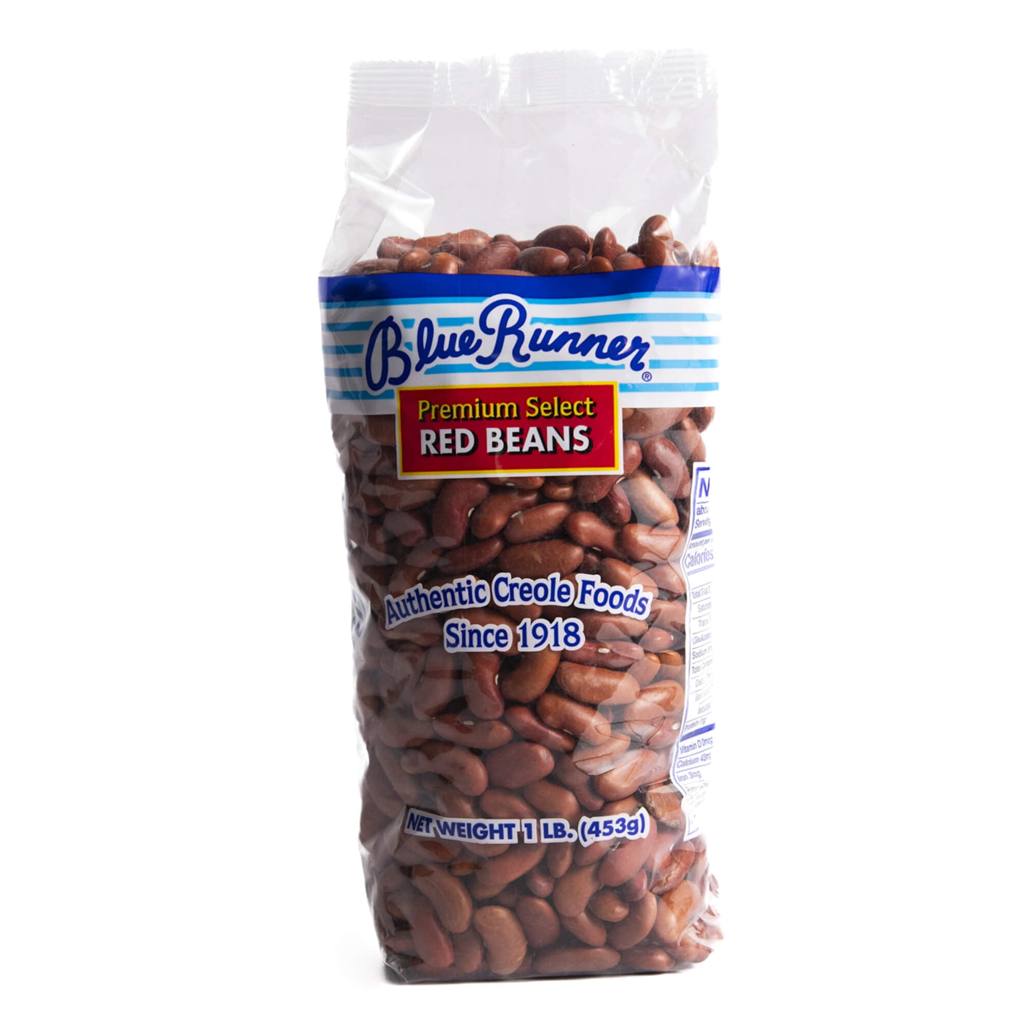 Blue Runner Premium Select Red Beans, Dry Light Red Kidney Beans, 2lb Bag