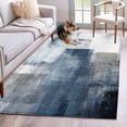 thumbnail image 1 of Blue Runner Rug 2.7x5 FT, Non Slip Entryway Carpet, Retro Oil Painted Modern Abstract Art Washable Soft Floor Carpet Entrance Mat Non-Shedding Throw Rug for Hallway Laundry Room Bedside, 1 of 9