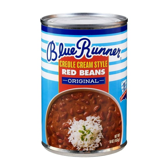 Blue RunnerCreole Cream Style Red Beans, 16-Ounce (Pack of 12)