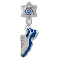 thumbnail image 1 of Blue Running Shoe - Star of David with Blue Crystal Charm Bead, 1 of 1