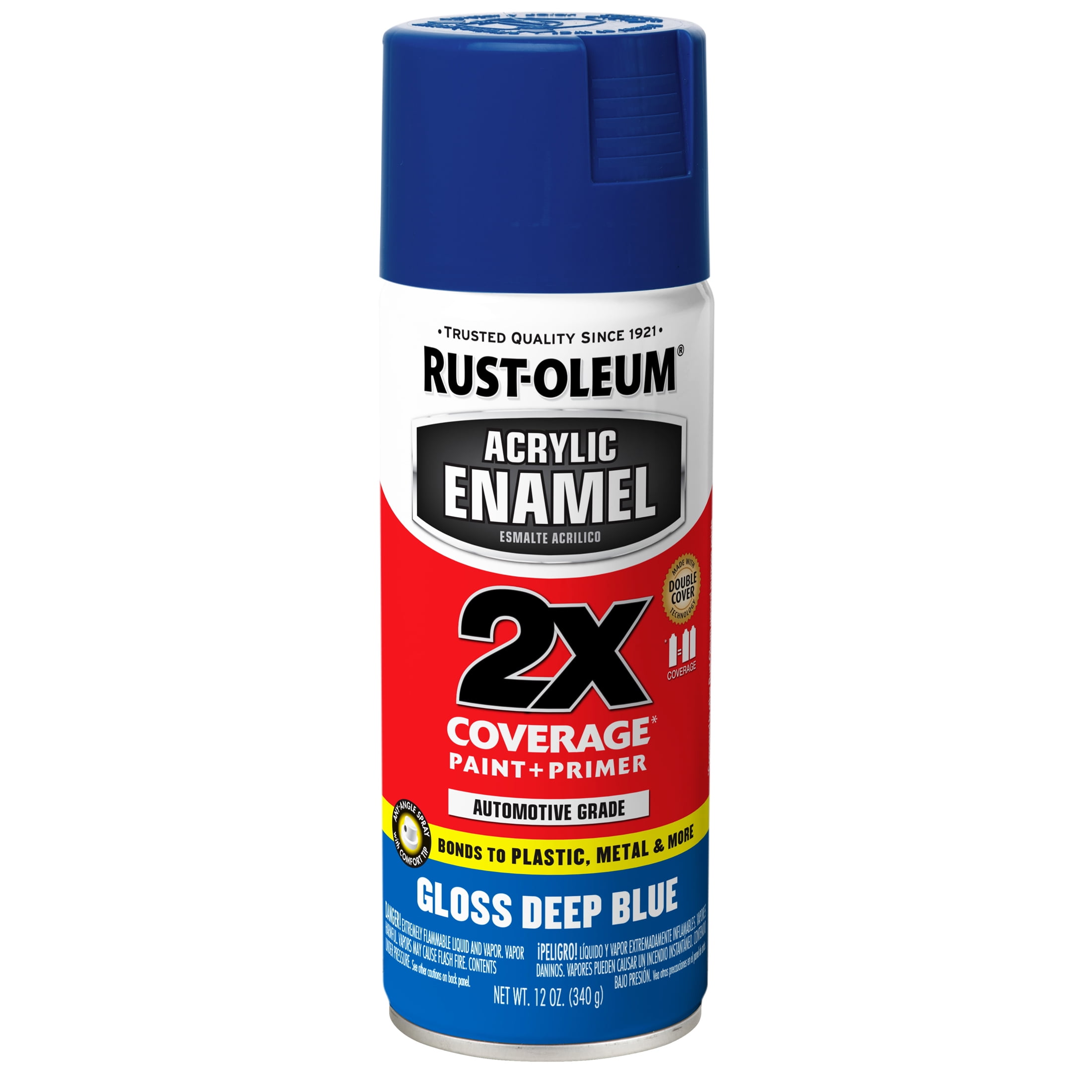6 Pack, Blue, Rust-Oleum Automotive Gloss Acrylic Enamel 2X Spray