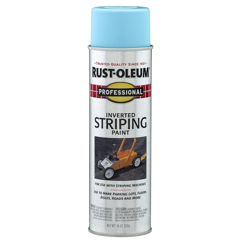 6 Pack, Blue, Rust-Oleum Professional Inverted Striping Paint
