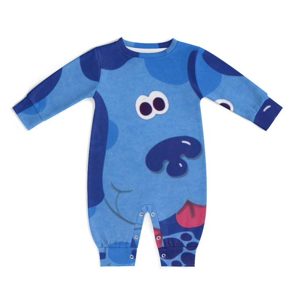 Blue'S Clues Baby Onesie Romper Footless Infant Long Sleeve Jumpsuit for Boys Girls