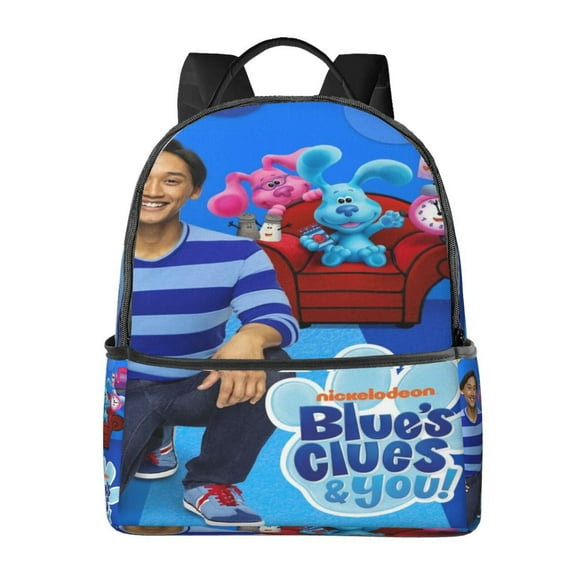 Blue'S Clues Backpacks Bookbag Casual Daypack For Travel Camping Hiking