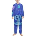 thumbnail image 1 of Blue'S Clues Kids Hooded Jumpsuit Union Suit Onesie One Piece Blanket for Boys Girls, 1 of 7