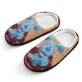 thumbnail image 1 of Blue'S Clues Slippers for Kids, Cute Soft Plush Anti-slip Fluffy Fuzzy House Slippers Warm Soft Plush Non-Slip Indoor Outdoor Slip-on Shoes for Boys Girls, 1 of 8