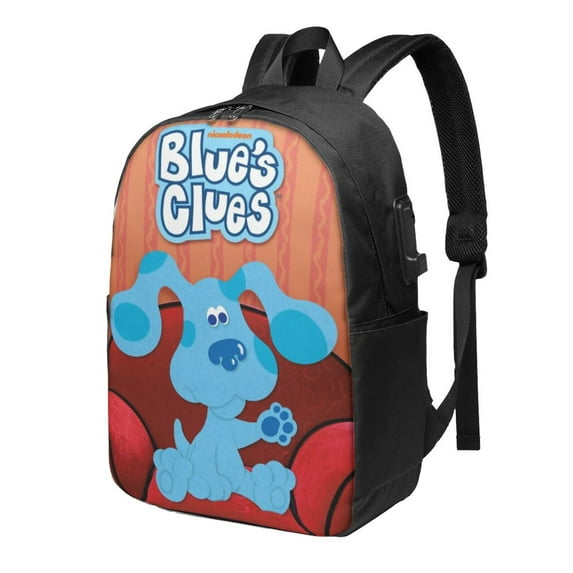 Blue'S Clues Travel Laptop Backpack Bookbag Casual Daypack Computer Business Backpacks