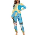 thumbnail image 1 of Blue'S Clues Women Men Pajamas Zipper Onesie Jumpsuit Hooded One Piece Sleepwear, 1 of 8