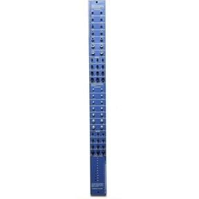 Fastener Line SAE and Metric Bolt Gauge Check a Thread Fastener Tool Blue