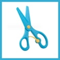thumbnail image 1 of Blue Safety Scissors for Small Hands Training Craft Scissors with Blunt Tip Plastic Design for Cutting Practice Arts Crafts Preschool Learning and Creative Activities, 1 of 5
