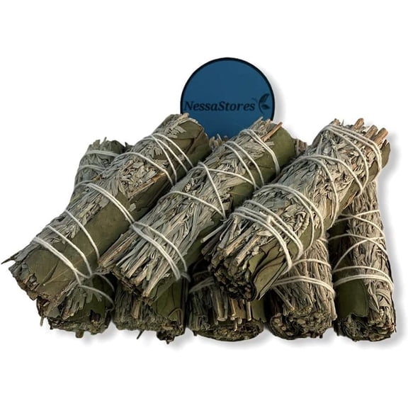 Blue Sage + Eucalyptus Smudge Incense 4" Bundle #JC-203 (100 pcs)