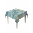 thumbnail image 1 of Blue Sage Green Boho Table Cloth, Waterproof Tablecloth for Square Tables, Vintage Ethnic Tribe Abstract Art Reusable Washable Fabric Table Cover for Restaurant Kitchen Dining Tables 60"x60", 1 of 9