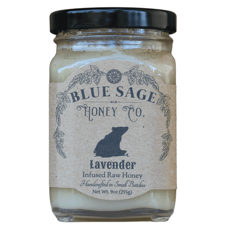 Blue Sage Honey Co. Lavender Infused Raw Honey - Creamed Honey - 9oz