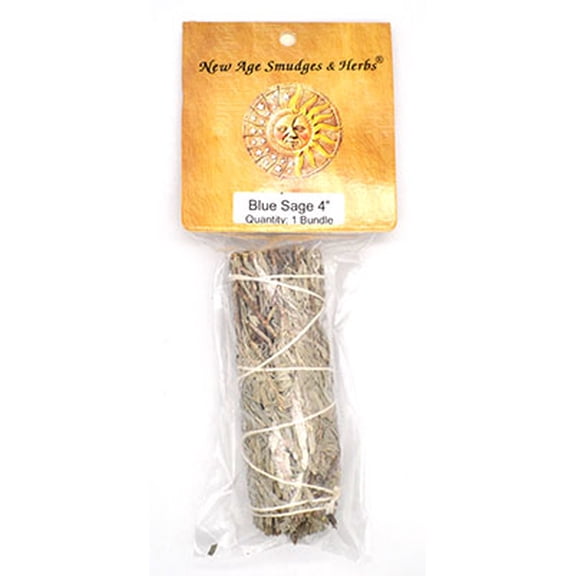 Blue Sage smudge stick 4"