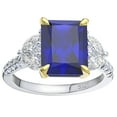 thumbnail image 1 of Blue Sapphire Engagement Rings for Women Sterling Silver Birthstone Rings by Ginger Lyne, 1 of 7